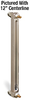 Aluminum Liquid Level Gage with Shut-Off, 35” Centerline, 3/8