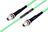 Temperature Conditioned N Female Bulkhead to N Female Bulkhead Low Loss Cable 72 Inch Length Using PE-P300LL Coax - PE3M0250-72 - Pasternack