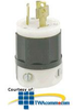 Leviton 15 Amp, 250 Volt 3-Phase, Locking Plug - 4880-C - TelephoneStuff.com