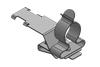 EMC Shield Clamps for 10 × 3 mm Bus Bar, Pluggable- with or without Integrated Strain Relief - 36787.5 - icotek Corp