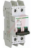 Circuit Breaker;Mag;Hndl;Cur-Rtg 6A;DINRail;2 Pole;Vol-Rtg 240VAC;Multi 9;D - 70007161 - Allied Electronics, Inc.