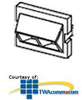 Leviton 2-Port Angled QuickPort Adapter - 45 Degree Exit - 41294-2Q - TelephoneStuff.com