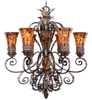 N6516-468 Six Light Chandelier - N6516-468 - Minka Group