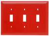 Standard Wall Plate - TP3-RED - Legrand - Pass & Seymour