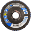 Norton Metal ZA Coarse Center Mount Fiberglass Flat Flap Disc -- 66254448990 - Image