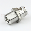 Bulkhead 4.1/9.5 Mini DIN Female (Jack) to 4.1/9.5 Mini DIN Female (Jack) Adapter IP67 Mated, 1.25 VSWR - SM4407 - Fairview Microwave Inc.