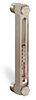 Aluminum Liquid Level Gage with Shut-Off, 7” Centerline, 3/4