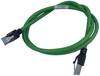 Patch Cord, Cat 5E, Rj45, 1M, Green; Lan Category Harting - 62M1666 - Newark, An Avnet Company