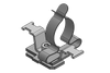 EMC Shield Clamps for C Section Rails C30- with or without Integrated Strain Relief - 37595.150 - icotek Corp