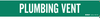 Self-Sticking Vinyl Pipe Marker - 7214-1HV - Brady Corporation