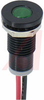 Indicator,Pnl-Mnt;T-1 3/4 LED Water-Resistant Flush- LED,Green - 70015633 - Allied Electronics, Inc.