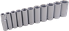 11 Pieces 6 Point Deep SAE Socket Set - 25211 - Gray Tools Canada Inc.
