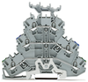 Triple-deck terminal block - Ground terminal block - Through terminal block - 2002-3247 - WAGO