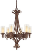 3656CU-286 Mid. Chandeliers-Pillar Candle - 408800 - Capital Lighting, Inc.