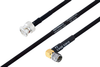 MIL-DTL-17 BNC Male to SMA Male Right Angle Cable 60 Inch Length Using M17/84-RG223 Coax - PE3M0034-60 - Pasternack