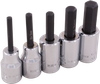 5 Pieces Standard Length Metric Hex Head Socket Set - 29605 - Gray Tools Canada Inc.