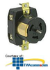 Leviton Single Locking Receptacle - CS81-69 - TelephoneStuff.com