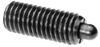 Metric Spring Plunger - Steel Body, Steel Nose: M12 x 1.75 Thread, End Force = 2.25 Initial x 12.30 Final with Locking Element - 63708 - Te-Co, Inc.