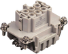 Heavy Duty Insert, Rcpt, 6+Pe, 12Awg; Product Range Te Connectivity - 72AC6803 - Newark, An Avnet Company