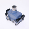 Standard, Rectangular Hood, size 57.27, Double Latch with gasket, Top .5-NPT cable entry - CHVT-10.4G - Mencom Corporation
