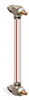 Nylon Liquid Level Gage with Shut-Off, 8” Centerline, 1/4