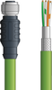 C6A004S05 - LAPP ETHERLINE® Industrial Cordsets 22 AWG / 4 pair CAT6A - Green Polyurethane (PUR) - M12 Female / Wire Leads connectors - 5m - OLFC6A004S05 - Lapp Tannehill