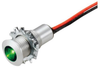 Panel Mount Indicator, Led, 10.1Mm, Green, 1.9V; Led Color Vcc (Visual Communications Company) - 82T9876 - Newark, An Avnet Company