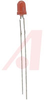 LED; Red;15mcd;3mmDia.;T-1;30mA If;1.9VVf;643nm;AllnGaP on GaAs - 70061570 - Allied Electronics, Inc.