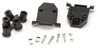 Solder Shell Hoods, DB15, Plastic, 10-Pack - FA230-R2-10PAK - Visual Sound, Inc.