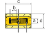 Strain gauge 0.6/120 XY11 -- 1-XY11-0.6/120 - Image