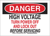 LockOut/Tagout Sign - 127555 - Brady Corporation