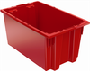 Tote, Nest & Stack Tote 18 x 11, 9, Red -- 35185RED