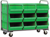 Cart, Bin Transport Truck, 9Bins, Grn; No. Of Bins Quantum Storage - 44AC5714 - Newark, An Avnet Company