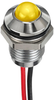 Led Panel Indicator, Yellow, 8Mm, 12Vdc Rohs Compliant Apem - 65AH9701 - Newark, An Avnet Company