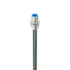 M12 Power Receptacle Connector: Male, front mount, 5-pin(4+PE), K-coded, shielded, silver housing, 600 V AC/DC, 16 A - RSF6S 5K-034 - Belden Inc.