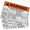 Labels, Stickers, Decals - Preprinted - 2267-122977-ND - DigiKey