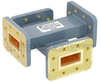 30 dB WR-112 Waveguide Crossguide Coupler with CPR-112G Flange from 7.05 GHz to 10 GHz in Copper Alloy - FMWCP1068 - Fairview Microwave Inc.
