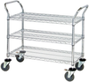 Conductive Wire Utility Cart, 3Shelves; Height Quantum Storage - 42AC6327 - Newark, An Avnet Company