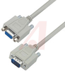 cable assembly, HD15 D-Sub cable, deluxe, molded, male/female, 2.5 ft, straight - 70126429 - Allied Electronics, Inc.