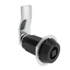 VISE ACTION® Compression Latch, Large Size, 7 mm Square, Aluminum Alloy, Hard Anodized, Black, 36 mm  Grip - E3-104-0859 - Southco