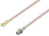 Snap-On MMBX Plug to SMA Female Cable 12 Inch Length Using RG316-DS Coax - PE3C4062-12 - Pasternack