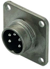 Circular Connector, 4Pos, Rcpt, Solder Rohs Compliant Amphenol Sine/tuchel - 66AH3563 - Newark, An Avnet Company