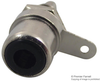 Rca (Phono) Audio / Video Connector, Socket, 8.3 Mm, 1, Black, Metal Body Rohs Compliant Pro Signal - 26M2026 - Newark, An Avnet Company