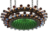 120070 Large Chandeliers-Glass Shade - 601300 - Capital Lighting, Inc.