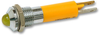 Led Panel Mount Indicator, Satin Chrome Bezel, Yellow, 8 Mm, 24 Vdc, 20 Ma, 32 Mcd, Ip40 Rohs Compliant Cml Innovative Technologies - 26M6078 - Newark, An Avnet Company
