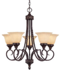 1P-5590-5-16 Mid. Chandeliers-Glass Up - 457358 - Capital Lighting, Inc.