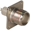 connector,rf coaxial,hn panel receptacle,4-hole square flange,solder cup termin - 70141748 - Allied Electronics, Inc.