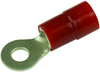Terminal, Ring Tongue, #10, Crimp, Red; Stud Size - Metric Multicomp Pro - 34P2295 - Newark, An Avnet Company