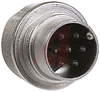 Connector, Circular; 7; 0.75; 5 A; 250 VAC; 10^13 Ohms; 2 pF (Approx.); -40 deg - 70151621 - Allied Electronics, Inc.