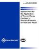 SPECIFICATION FOR THE APPLICATION OF THERMAL SPRAY COATINGS TO MACHINE ELEMENTS FOR OEM AND REPAIR -- C2.19/C2.19M:2023
